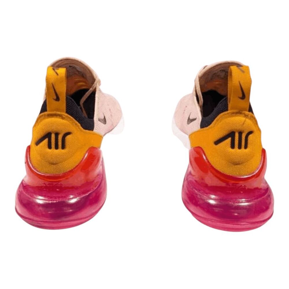 Nike Women's Pink Orange Red Air Max 270 Athletic Sneakers - Picture 5 of 13